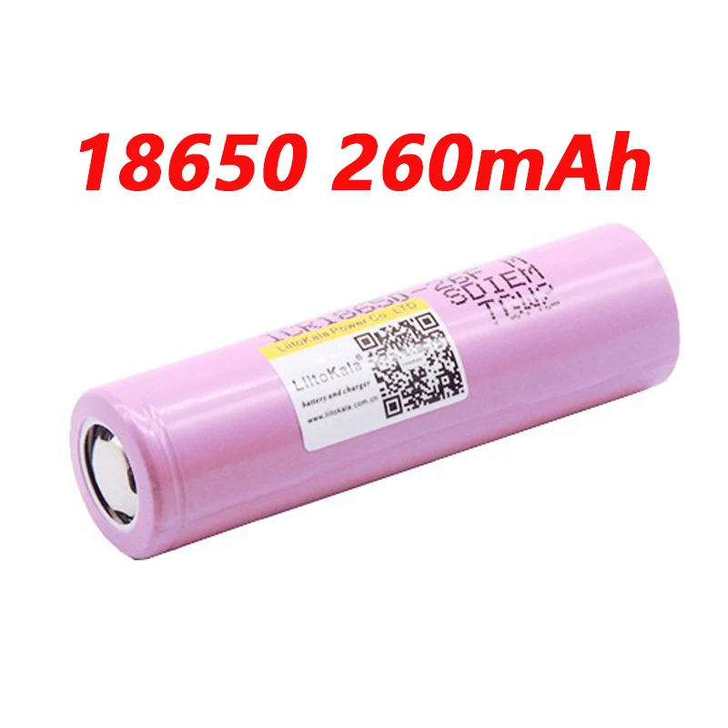 8 шт. Новый Liitokala 100% оригинальный 18650 2600 мАч аккумулятор ICR1865026FM литий ионный 3 7 в