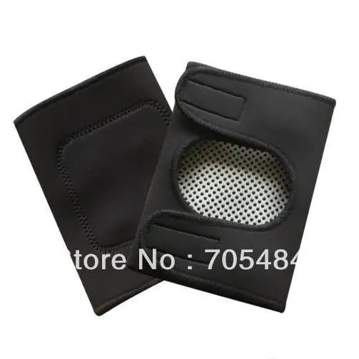 

Freeshipping 1 pair (2pcs)black Magnetic Therapy elbow heating Protection Spontaneous massage tourmaline elbow heating belt