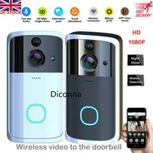 Cheap PYMH Smart Video Wireless WiFi Door Bell IR Visual Camera Record Security System