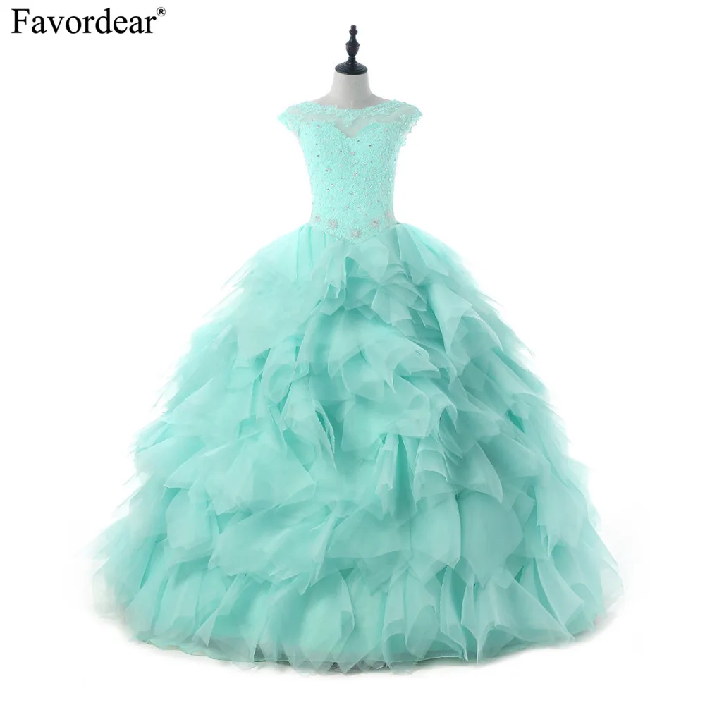 Peacock-Lavender-Ball-Gown-Sweet-16-Dresses-Real-Photo-Lace-Beading-Puffy-Vintage-Princess-Coral-Quinceanera (4)