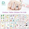 Rocooart Cartoon Tattoo Stickers For Kids Cactus Fake Tatoo Children Tatouage Letters Numbers Tatuajes Cute Monster Taty Body ► Photo 1/6