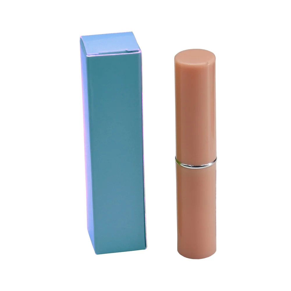 

Blue Kraft Paper DIY Lipstick Gift Box Wedding Favor Craft Package Cradboard Boxes Paperboard Packing Boxes 50pcs