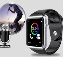 watch men women WristWatch Bluetooth Smart Watch Sport Pedometer With SIM Card smart watch android oppo R9 f1 find 7 find5