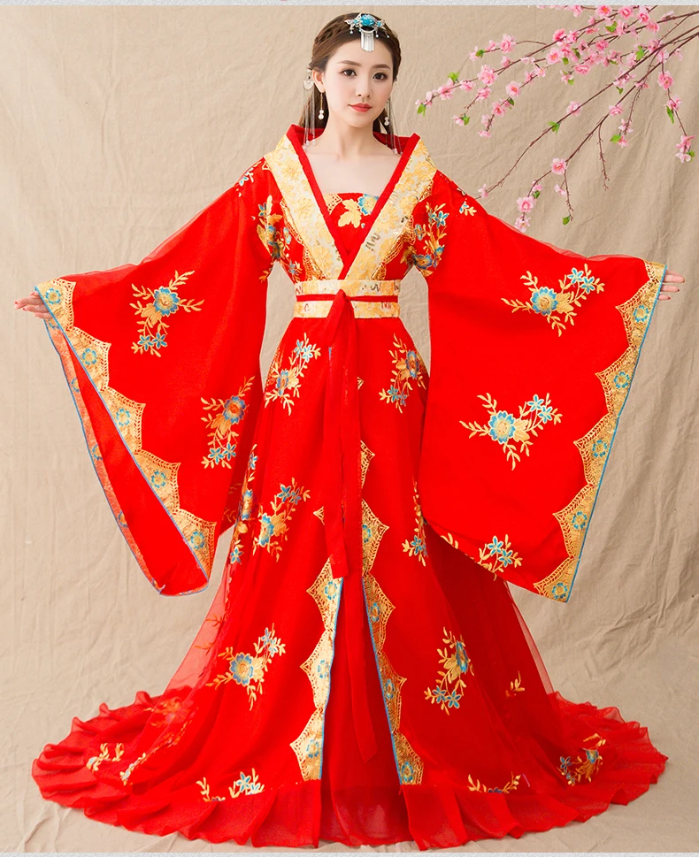 Женский маскарадный костюм феи Hanfu, одежда, традиционное китайское древнее платье, танцевальная одежда для сцены, костюм принцессы, женское платье