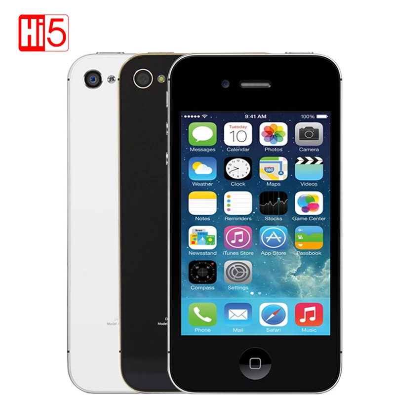 Sig til side komfortabel lugtfri Unlocked Apple iPhone 4S 8G Touchscreen WIFI WCDMA GPS 8MP 1080P IOS  bluetooth WCDMA used Mobile Phone smartphone 1080P 3.5" _ - AliExpress  Mobile