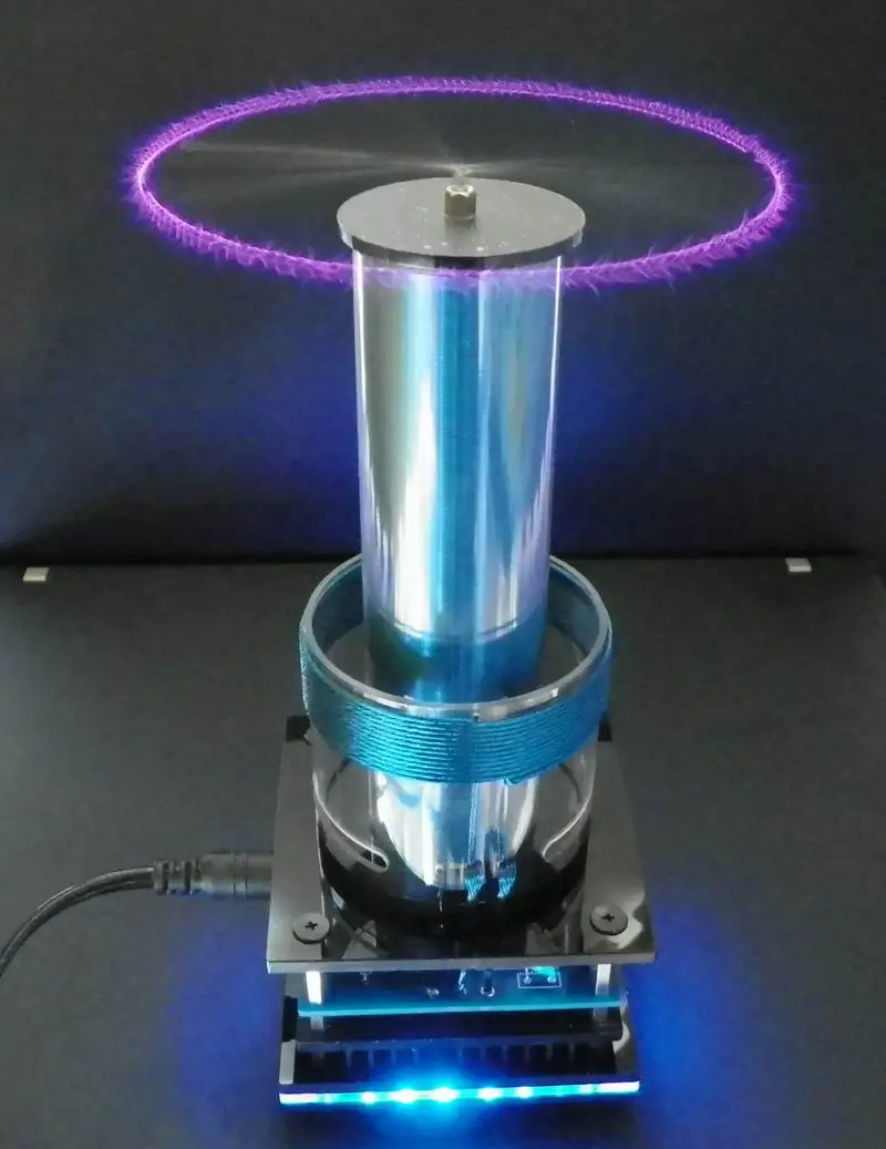 

New music Tesla Coil Wireless Transmission-Tesla Tesla coil plasma loudspeaker