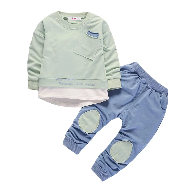 Одежда для детей; осенне-зимняя одежда для маленьких мальчиков; детская одежда; Спортивный костюм для девочек; комплекты одежды для мальчиков; От 1 до 4 лет - Цвет: Green