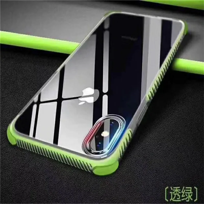Cool Fashion Soft Phone Full Cover For Samsung GALAXY Note 8 S9 S8 Plus Double Colorful Edge Back Clear TPU TPE Case Fundas Capa |