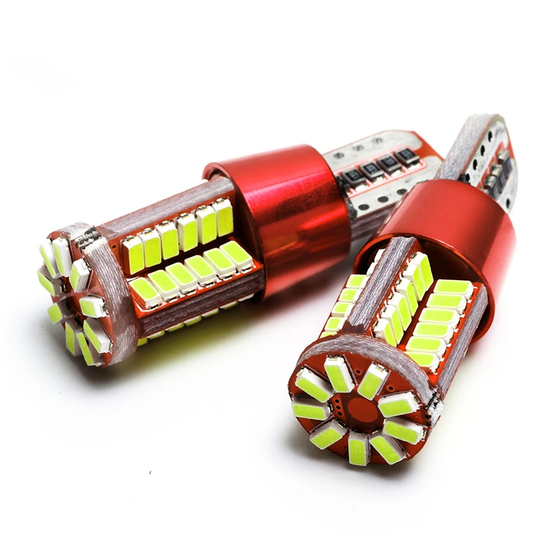 KEYECU 10 шт. 6000 k T10 W5W Клин 3014 57SMD яркий Ледяной Синий ЖК лампы для салона автомобиля парковка на открытом воздухе боковых габаритных огней