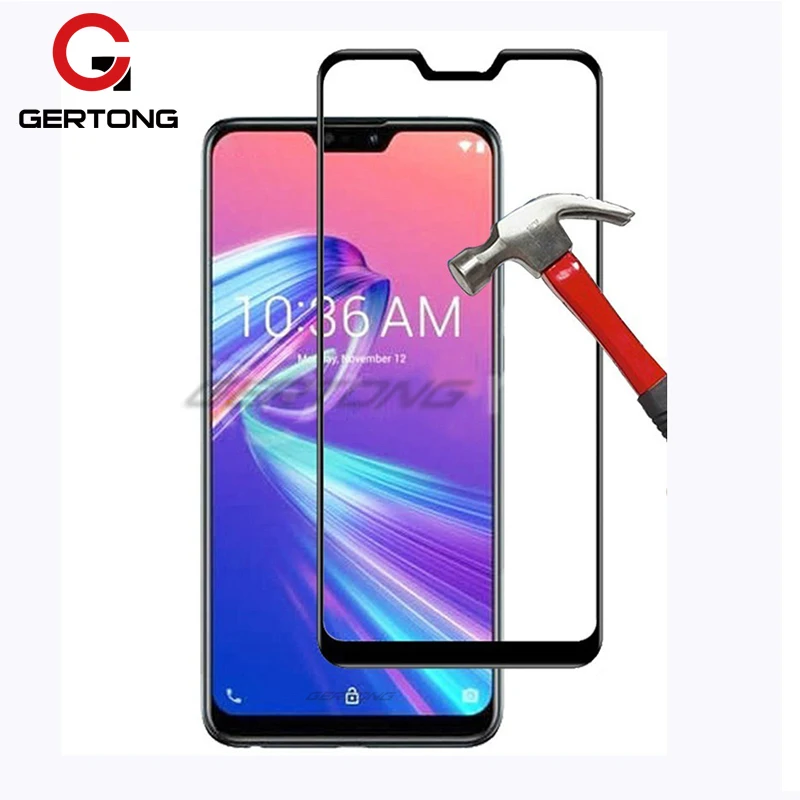 

Full Cover Tempered Glass For ASUS Zenfone Max Pro M2 ZB631KL ZB633KL Screen Protector High Clear Front Film