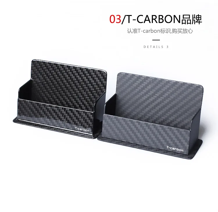 T-carbon fiber Бизнес-держатель для карт