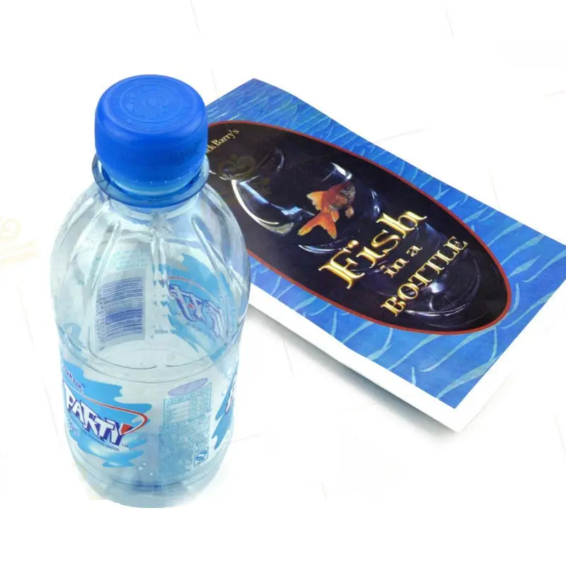 

2019 Promotional Magic Fish Magia Tricks Fish in Bottle Magician Funny Stage Appearing in blue Bottles Dropshipping Wholesale