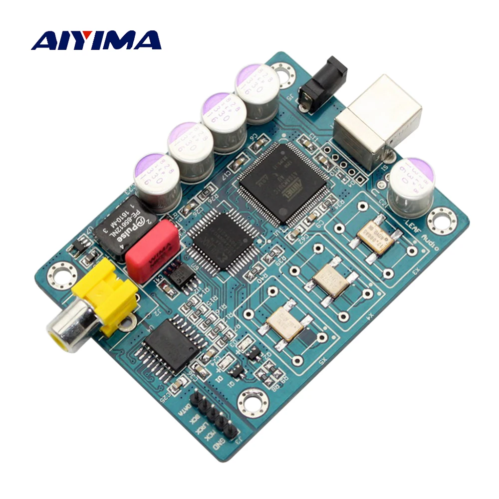 

AIYIMA Amanero Usb iis Digital Interface ATSAM3U1C XC2C64A WM8805 DAC Decoder Board Coaxial I2S DSD Output For Amplifier Board