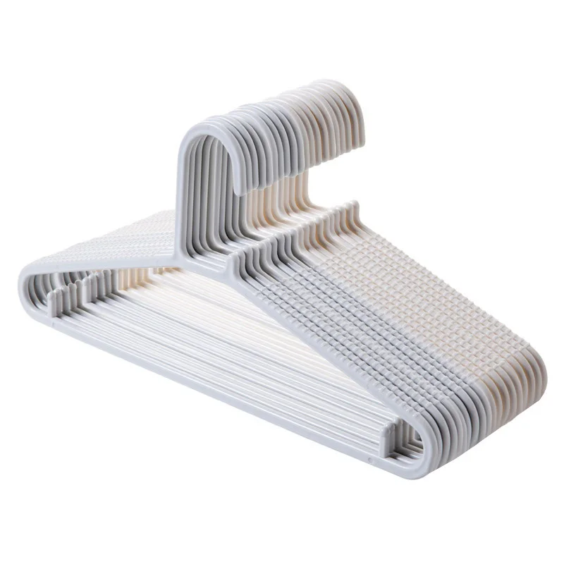 20pcs/lot 38cm adult lady's coat rack, plastic seamless anti skid coat