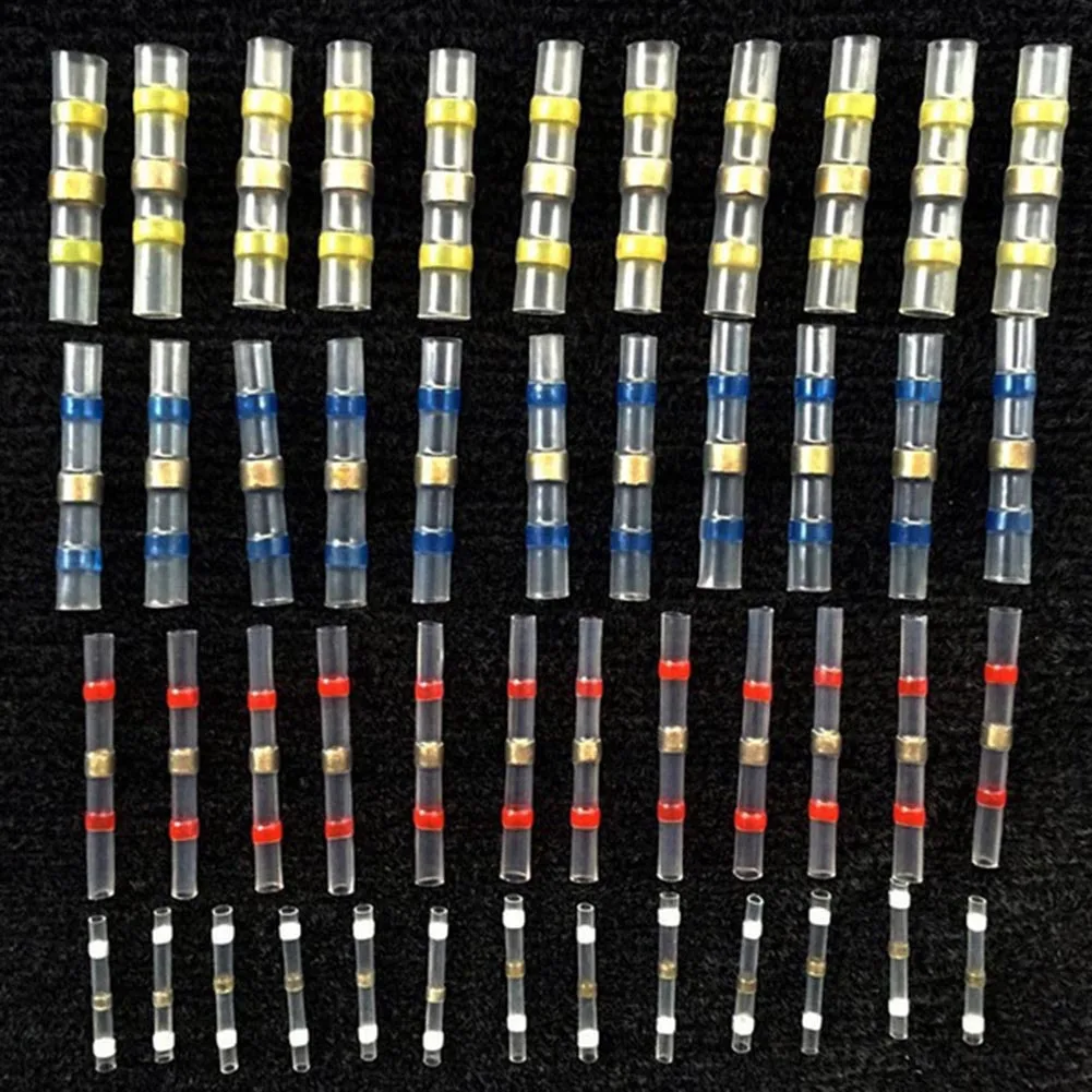 

New Hot 10pcs Practical Electrical Waterproof Seal Heat Shrink Butt Terminals Solder Sleeve Wire Connectors