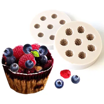 

Sugarcraft Blueberry Silicone mold fondant mold cake decorating tools chocolate gumpaste mold