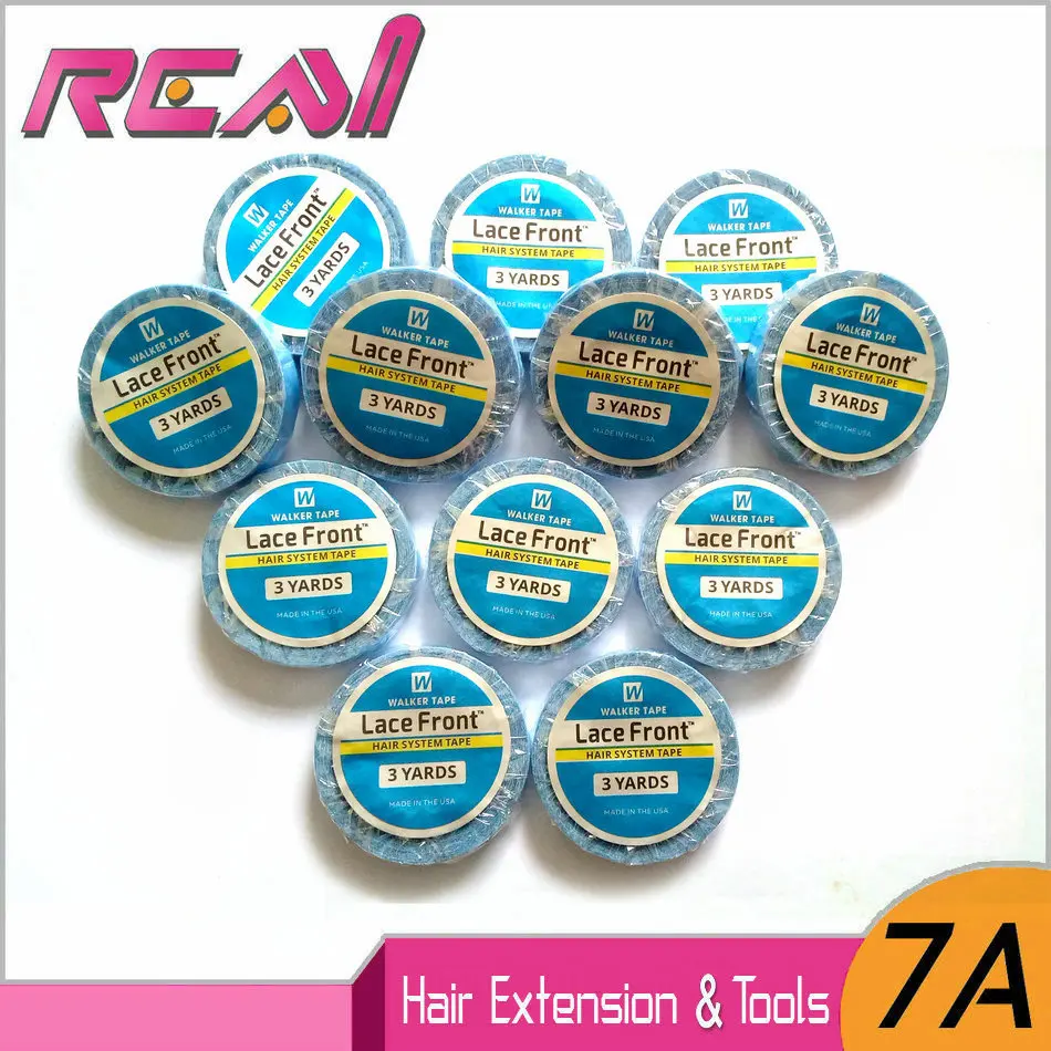 3 Yards Blue Color Waterproof Lace Front Support Adhesive Tape For Wig Toupee Tape Double Side Tape For Tape Hair Extensions