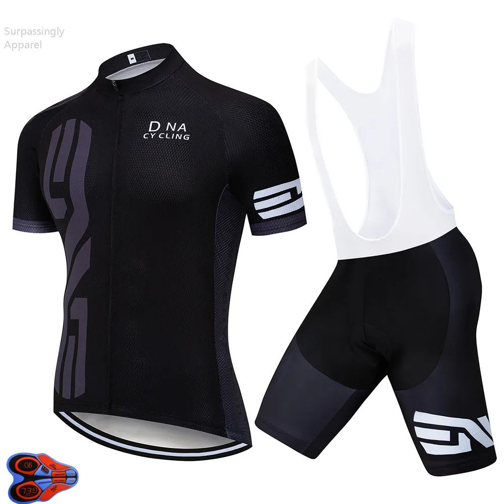 

2019 Black Team Summer Pro Sporting Racing UCI World Tour Cycling Jersey Bike Shorts Set Ropa Ciclismo Bicycle Clothing 9D Gel