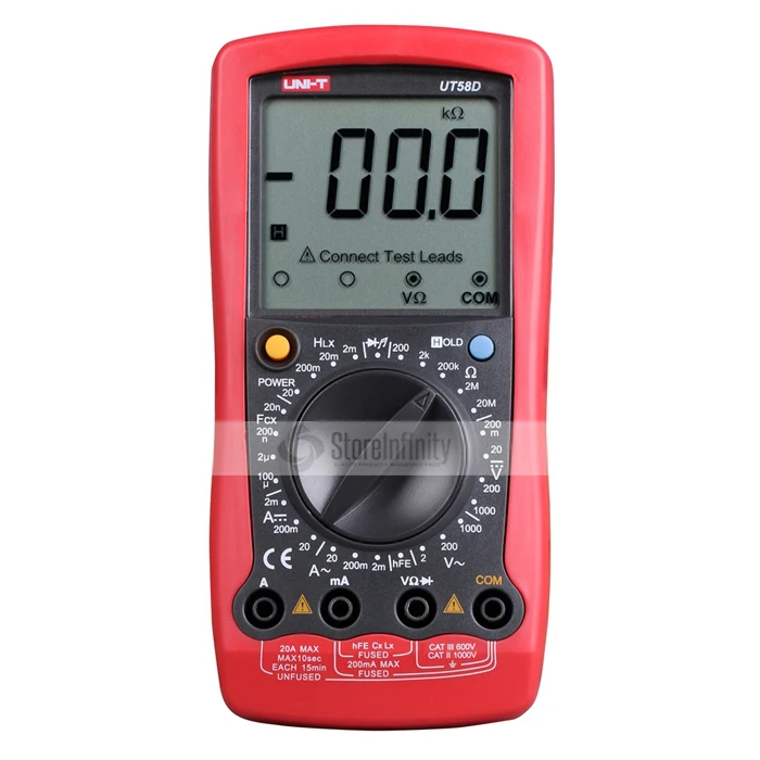 UNI-T UT58D DMM AC/DC Modern Digital Multimeter Large LCD | Инструменты