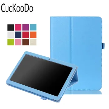 

CucKooDo 50Pcs/lot Folio Premium PU Leather Slim Stand Cover Case with Auto Wake / Sleep for HUAWEI MediaPad T3 10.0 inch Tablet