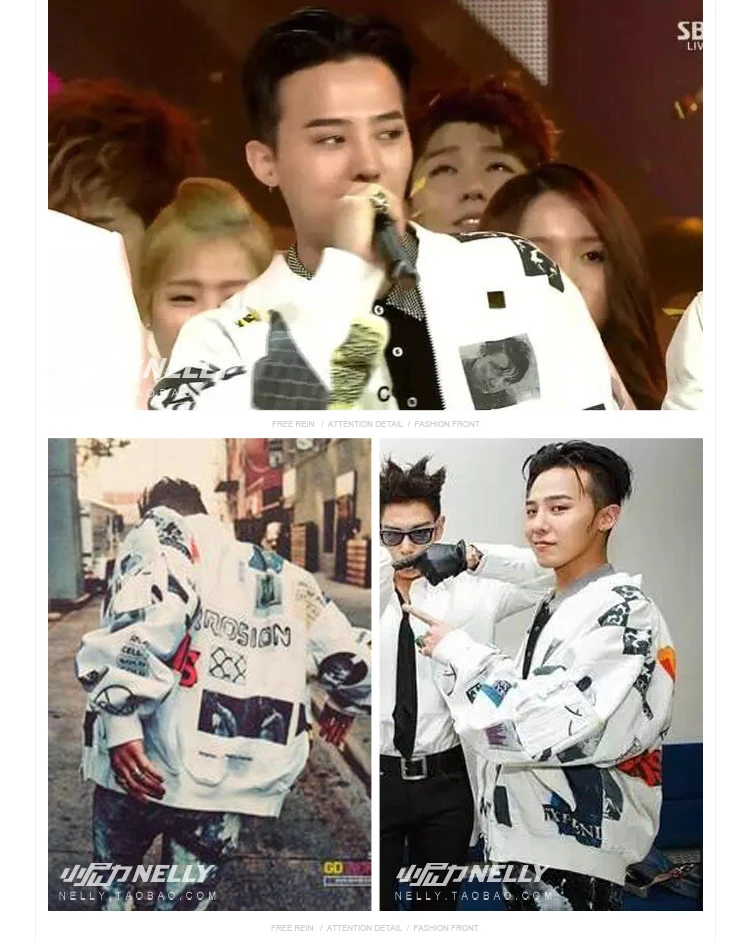 Модные kpop Bigbang g-dragon хип-хоп мужские и женские толстовки, повседневные свободные толстовки с длинным рукавом, уличная одежда, тонкие топы, Пальто Harajuku