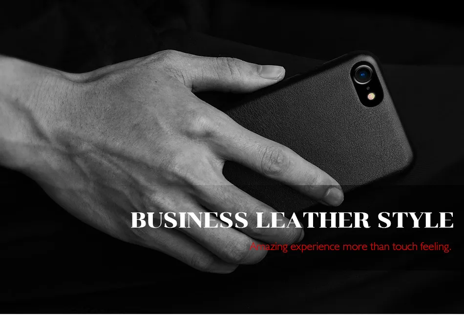 FLOVEME Deluxe PU Leather Case For iPhone 6 6S 7 7 Plus Cover Crazy Horse Pattern Smooth Touch Ultra Thin Cover For iPhone 6 7 (1)