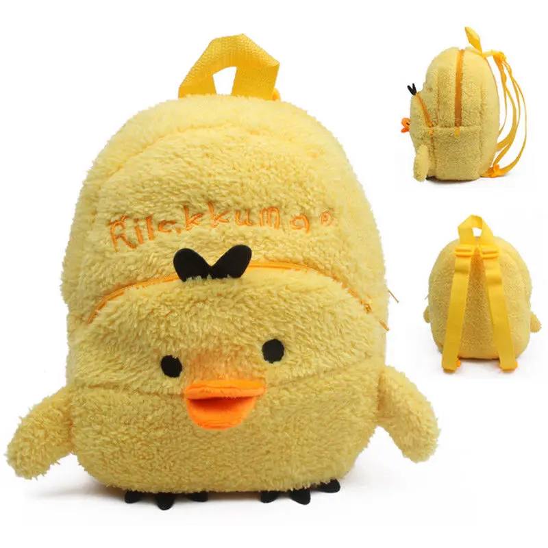 

Cute cartoon kids plush mini school bag kindergarten Children's gifts backpack soft toy Kids student bags lovely Rilckkum