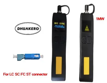 

free shipping AB21F YJ320A/C+YJ200 mini FTTH Fiber Optical Power Meter -70 + 10dBm 1mw Visual fault locator with SC-LC adapter