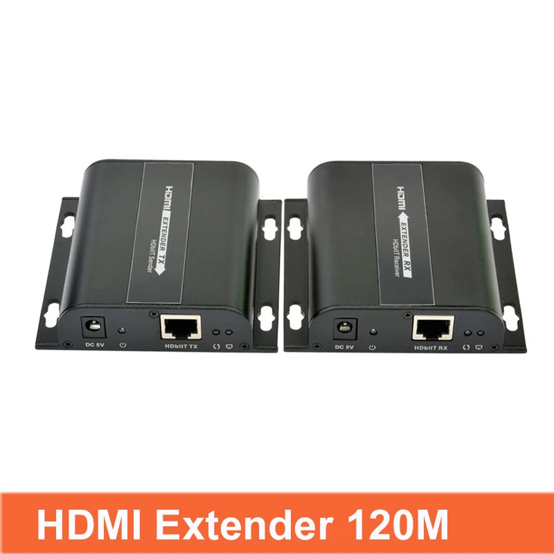 

HDMI Extender 120M Router One-to-Many HDMI Receiver Transmitter HDMI Extender with IR for DVD PS3 Projector 720P/1080P FJGEAR