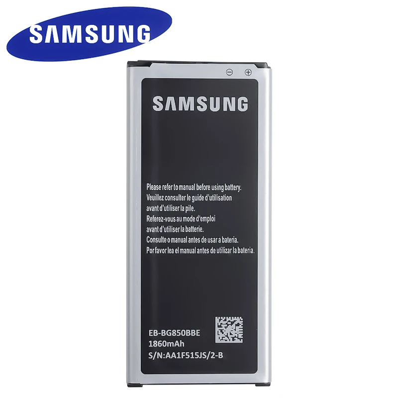 EB-BG850BBE 1860 мА/ч, аккумулятор samsung для samsung Galaxy Alpha G850 G850F G850A G850W G850S G850K G850L G850T с NFC