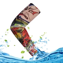 1 шт., спортивные рукава для велоспорта, рукава для татуировки, УФ, крутые рукава, рукава для бега, теплые спортивные эластичные нарукавники