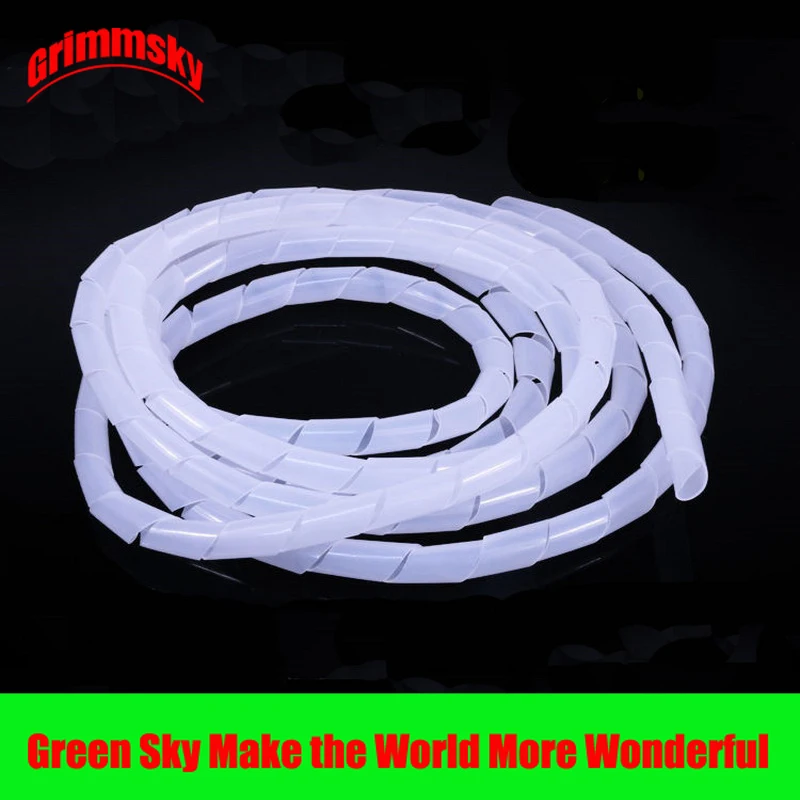 

4/6/8/10/12/14/16/18/20/25/30mm Spiral Wire Organizer Wrap Tube Flame Retardant Cable Sleeve Wire Wrap Sleeve