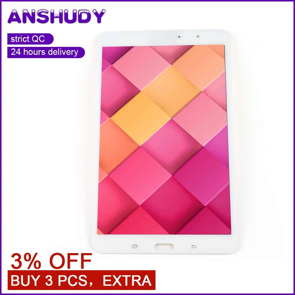 

For Samsung Galaxy Tab Pro SM- T320 Touch Screen Digitizer Sensor Glass Panel + LCD Display Panel Monitor Assembly