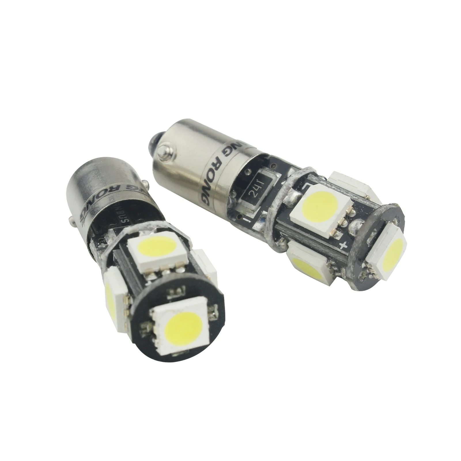 ANGRONG 2X H6W 434 Bax9s Canbus без ошибок 5 SMD светодиодный парковочные боковые лампы ксенон