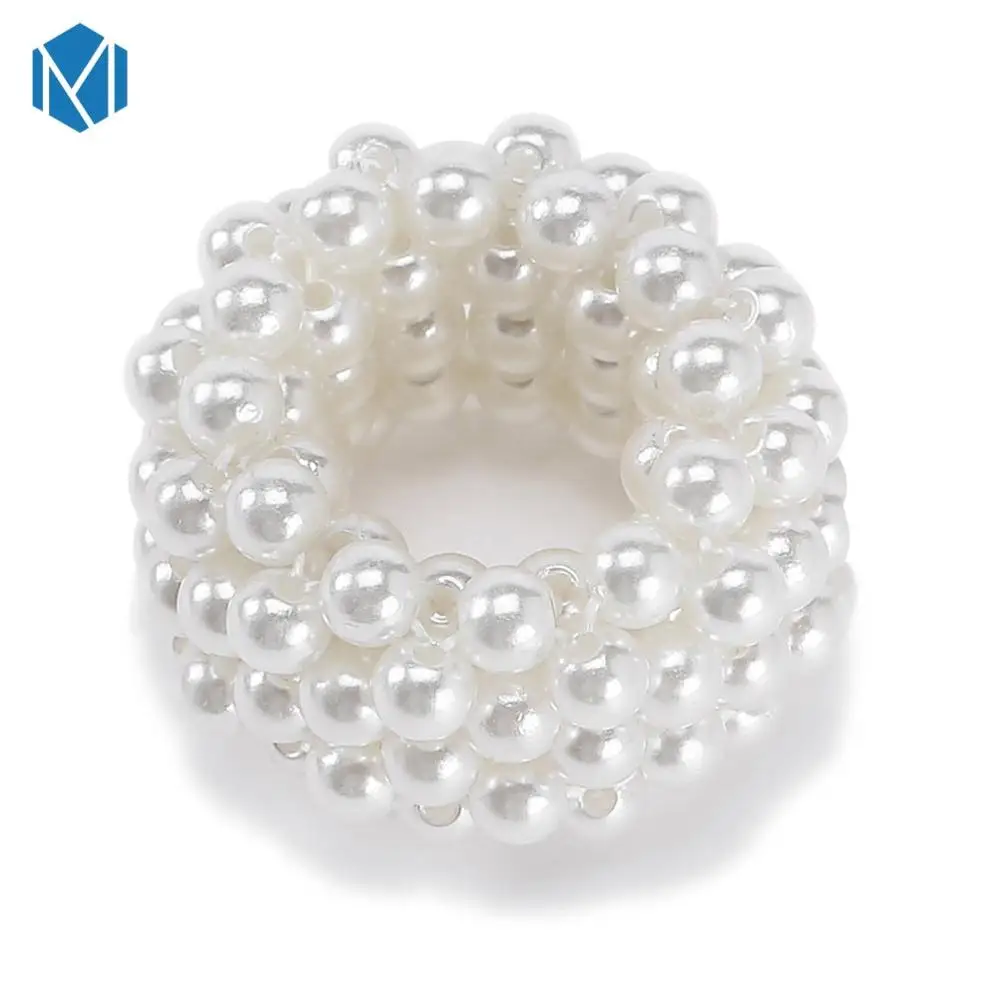 Horsetail ring B Резинки для волос с жемчугом и бусинами, резинки для волос для женщин, резинки для волос, резинки для волос, резинки для конского хвоста, резиновые аксессуары для волос - Цвет: Horsetail ring B