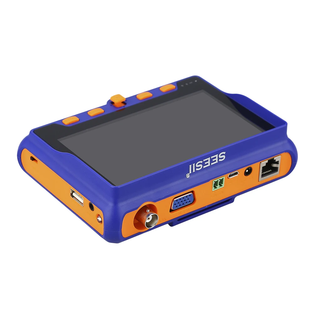 SEESII " HD 1080P Тестер монитор TVI CVI AHD VGA CVBS 4в1 IP CCTV камера безопасности PTZ RS485 контроль 2MP 12 В тестер камеры