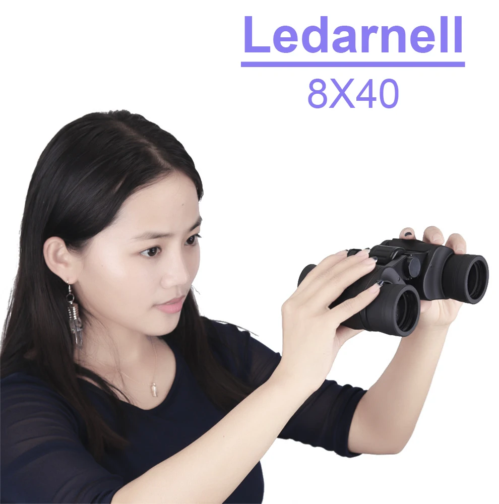 Профессиональный бинокль Ledarnell 8X40 охотничий высокого качества с большим четким