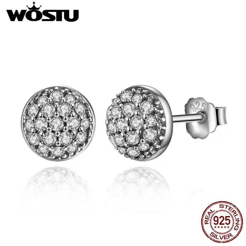 

925 Sterling Silver Dazzling Droplets Stud Earrings For Women Compatible With Original Brand Jewelry S925 Gift For Lover