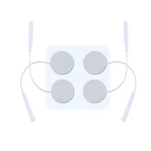 20 штук, десятки электродов, прокладки, размер, Диаметр 2,5 см, с отверстием для пробки 2,0 мм, для машин TENS/EMS