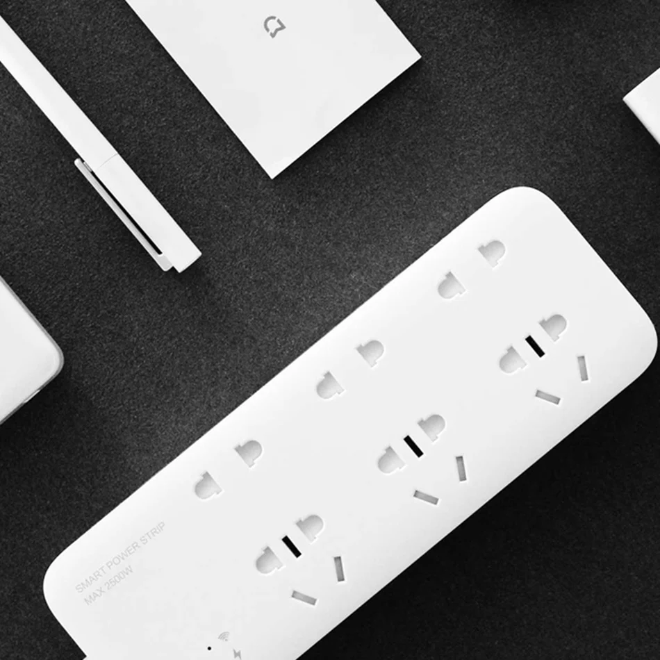 

Original Xiaomi Mijia WiFi Smart Home Power Strip 6 Ports Wireless Remote Power Control with APP Control with Timing Switch