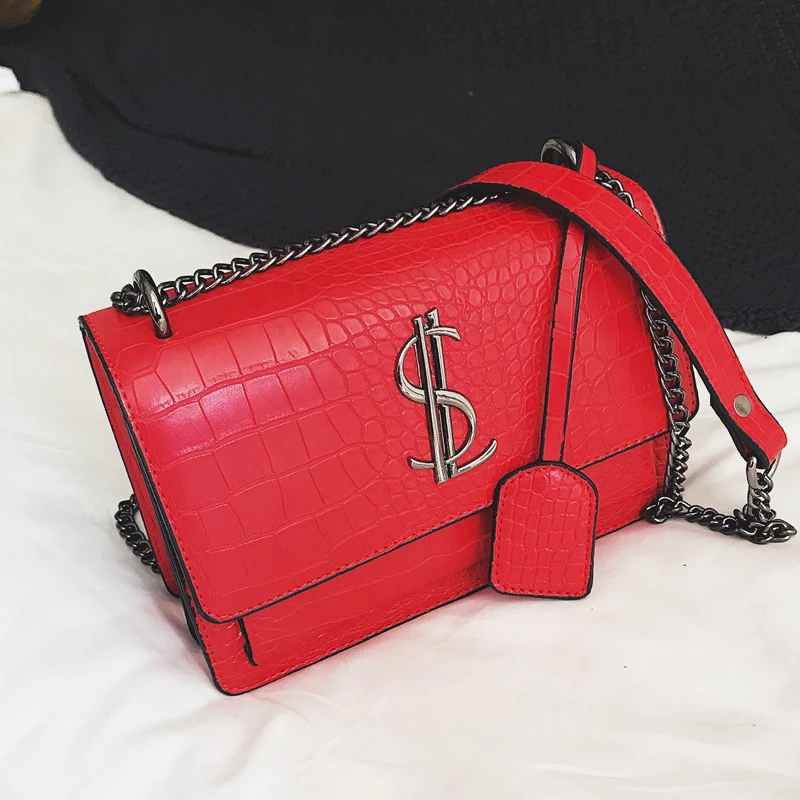 

2019 New Crocodile Bags Handbags Women Famous Brands High Quality Luxury Fashion Chain Shoulder Messenger Bag Louis Channels Bag
