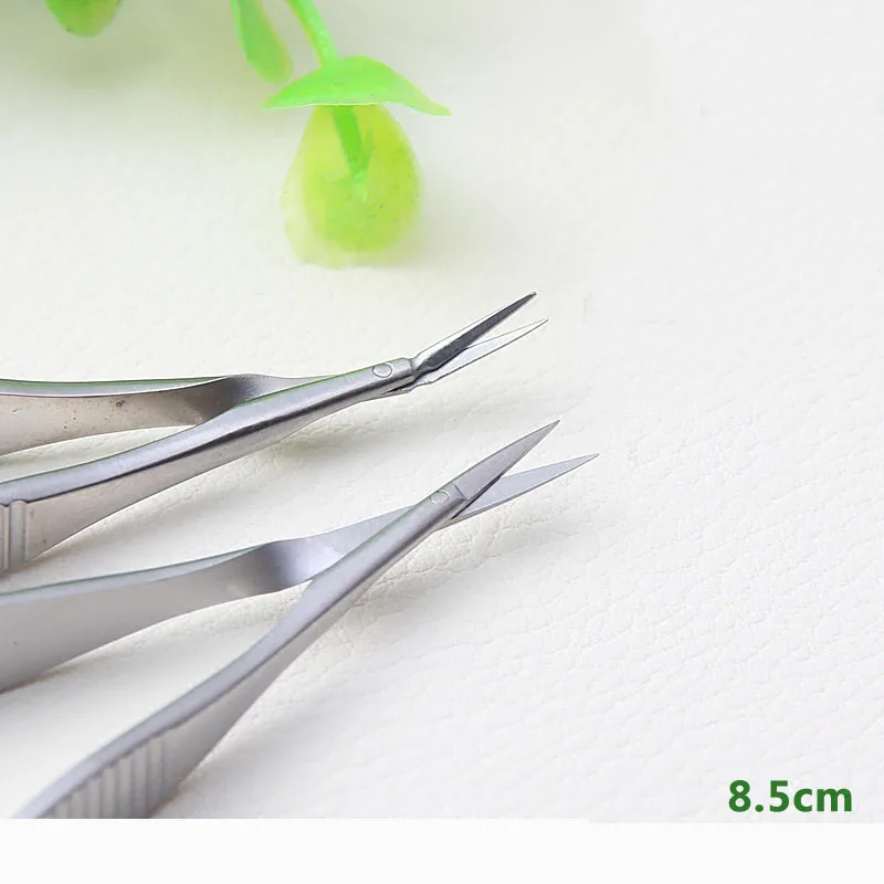 Ophthalmic microsurgery Stainless steel scissors animal experiment 8.5cm Venus scissors surgical tools 3