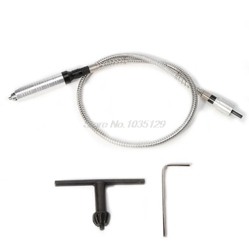 

6mm Electric Grinder Extension Flexible Shaft with 0.3-4mm Key Chuck for Rotary Grinder Tool