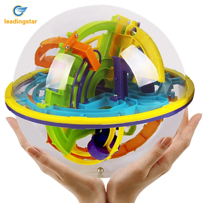 

LeadingStar 158 Challenging Levels Magic 3D Maze Ball Interesting Labyrinth Puzzle Game Globe Toys zk25