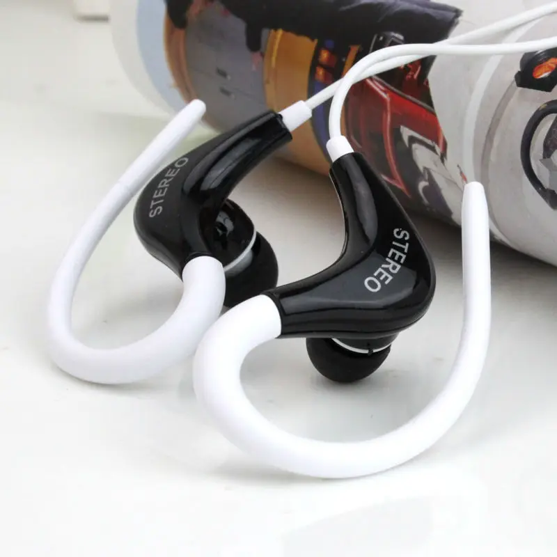 

Daono sport Headphones 3.5mm Earphones Ear-Hook Headphone Headset with mic earpiece For iPhone For Samsung MP3 player