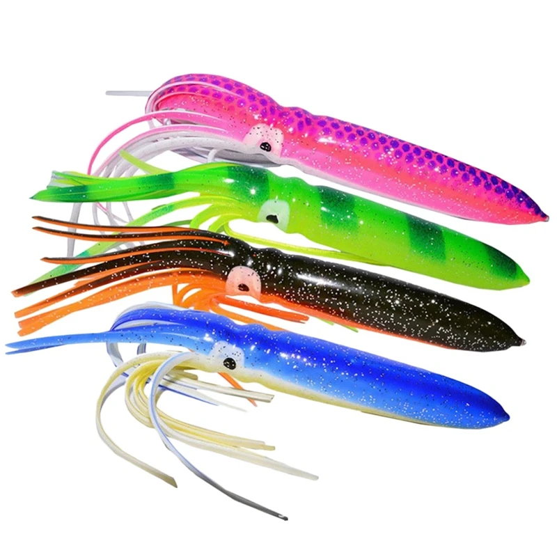 

18Cm/15G Soft Bait Big Octopus Skirt Squid Skirt Lures Trolling Bait Fishing Lure Octopus