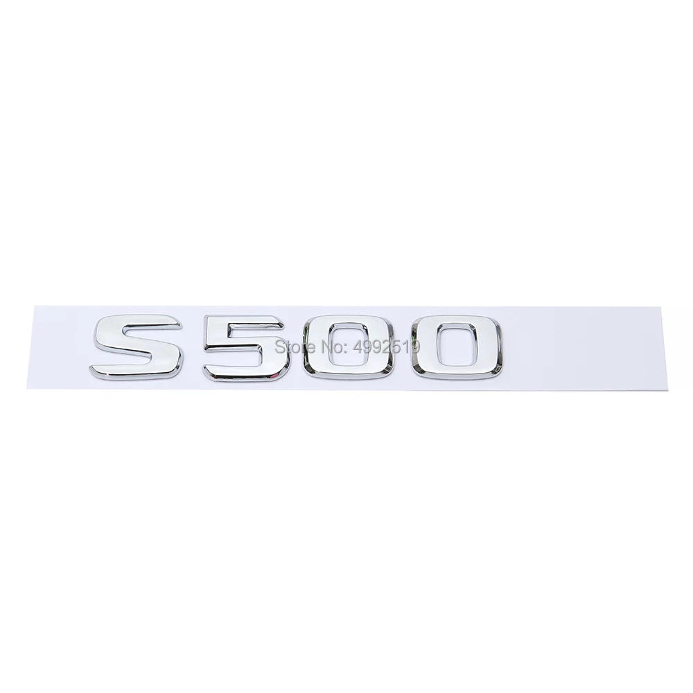 Для Mercedes Benz S500 S500L S600 S600L S350 W111 W116 W126 W140 W220 W221 W222 багажника Задняя эмблема/Бейдж/логотип наклейка в виде надписи