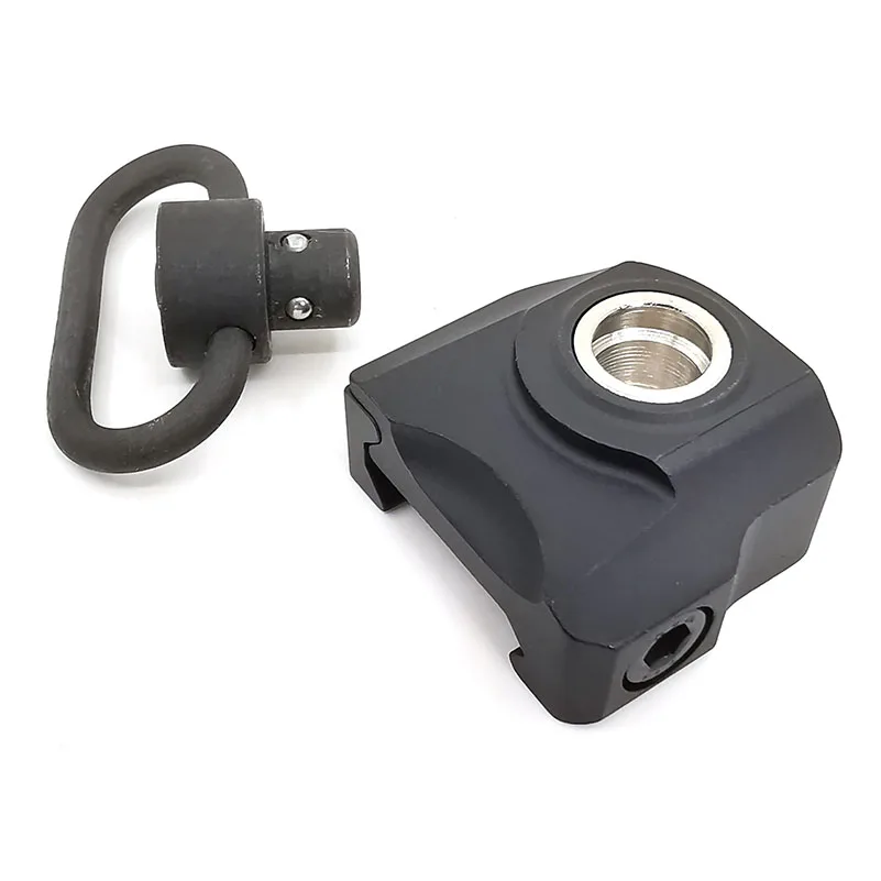 

Tactical QD Quick release push stud sling swivel mount fit 20mm weaver rails Hunting Scope