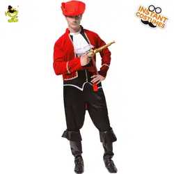 Новое поступление джентльмен костюм пирата Хэллоуин вечерние имитация deluxe Pirate Наряжаться для вечерние Костюмы для косплея Для Взрослых