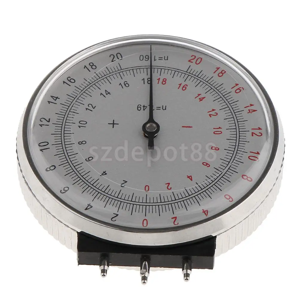  Metal Professional Ophthalmic Lens Clock Base Curve Optician Lens Curvature Measure Gauge + Box Case for Eyeglasses Stores
